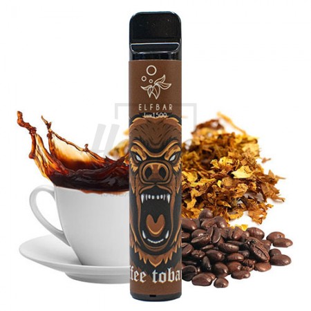 Электронная сигарета Elf Bar 1500 Coffee Tobacco (Кофейный Табак)