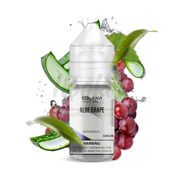 Жидкость SOLANA LIQUID - Aloe Grape (Алоэ Виноград) 30мл 5%