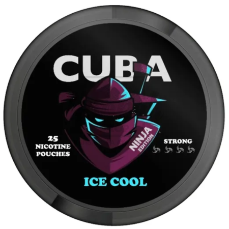 Снюс Cuba Ninja Ice Cool 150 mg/g (Ледяная Мята)