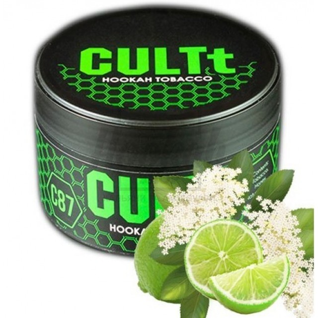 Табак CULT C87 Lime Elderberry (Лайм Бузина) 100 гр