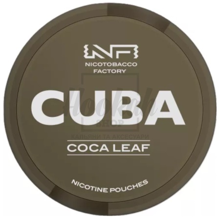 Снюс Cuba Black Coca Leaf 50 mg/g (Солодка Кока)