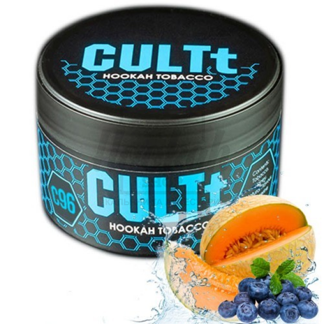 Табак CULT C96 Melon Blueberry Peppermint (Дыня Черника Перечная Мята) 100 гр