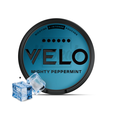 Снюс Velo Mighty Peppermint (Сильная Мята) Экстра-Интенсивный