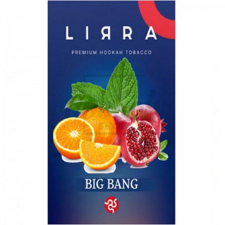 Тютюн Lirra Big Bang (Гранат Апельсин М'ята) 50 гр