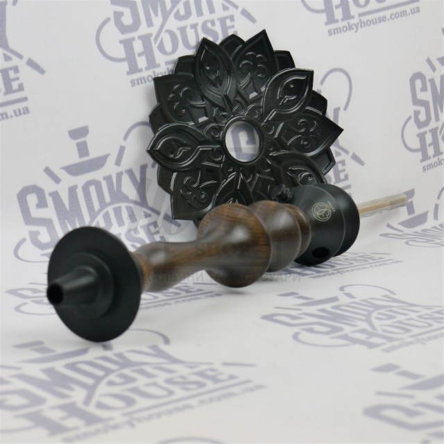 Шахта для кальяну Karma 3.2 Brown коричнева + блюдце