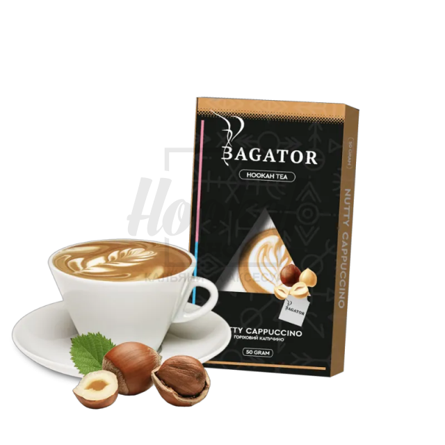 Бестабачная смесь Bagator Nutty Cappuccino (Ореховый Капучино) 50гр