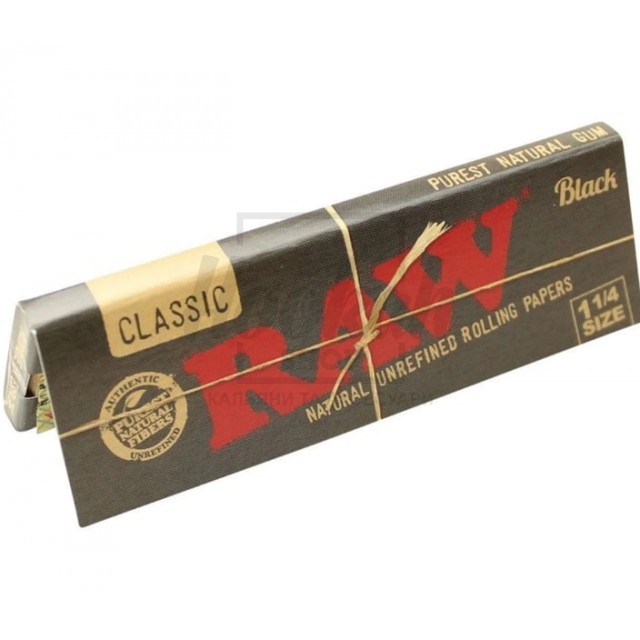 Бумага для самокруток RAW Black Ultra Thin 1¼"