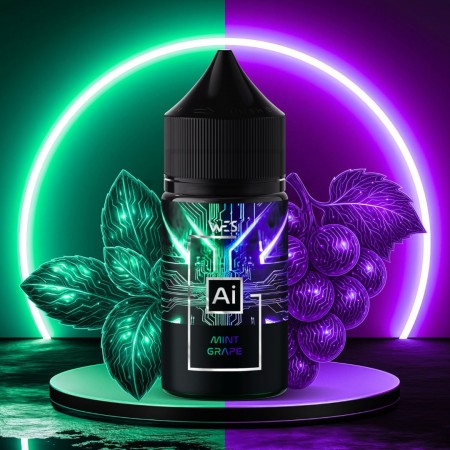 Рідина Набір WES AI Mint Grape (М'ята Виноград) 30мл 5%
