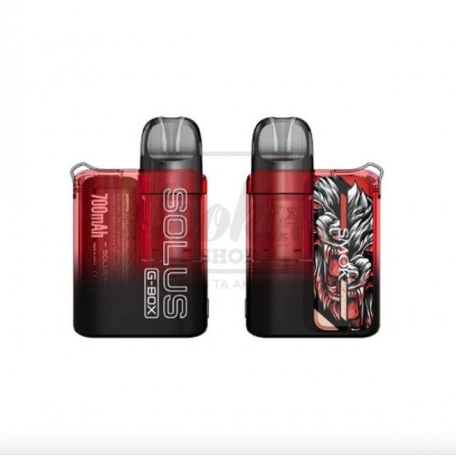 Многоразовая Pod-система Smok Solus G-BOX KIT Transparent Red