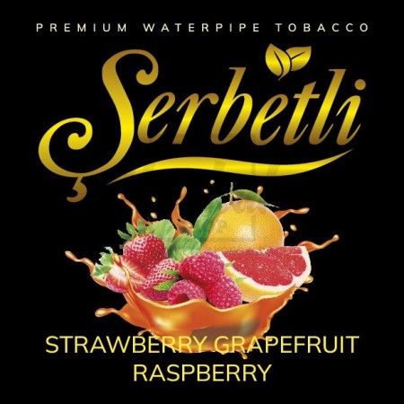 Тютюн Serbetli Strawberry Grapefruit Raspberry (Полуниця Грейпфрут Маліна) 500 гр