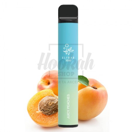 Электронная сигарета Elf Bar 2000 Juicy Peach (Сочный Персик)
