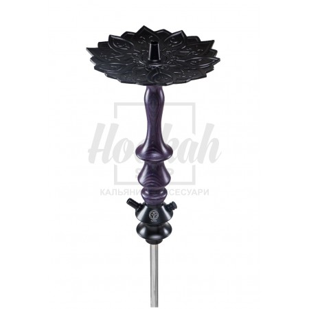 Шахта для кальяну Karma 3.2 Purple фіолетова + блюдце