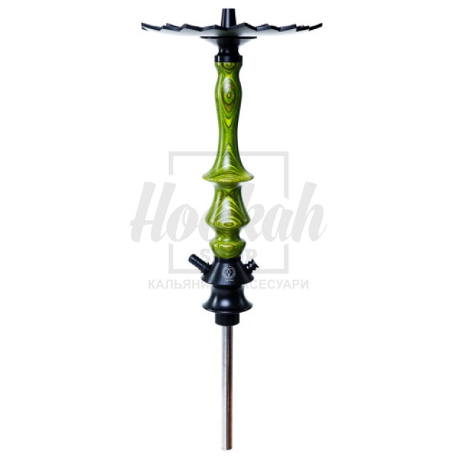 Шахта для кальяну Karma 3.2 GREEN зелена + блюдце