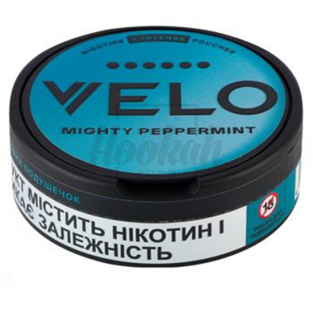 Снюс Velo Mighty Peppermint (Сильная Мята) Экстра-Интенсивный
