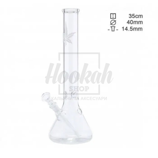 Бонг скляний Leaf Beaker