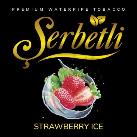 Тютюн Serbetli Ice Strawberry (Полуниця Лід) 100 гр