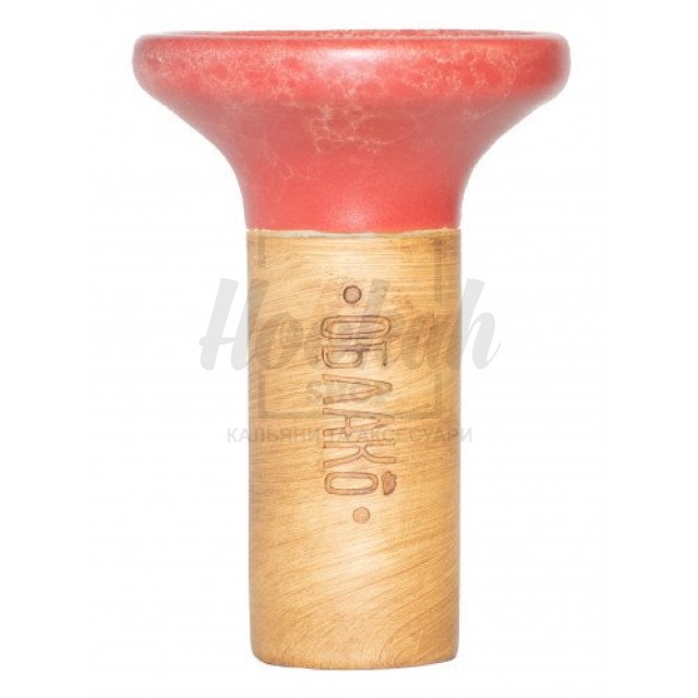 Чаша Облако Flow Black on Red Matte-white Marble