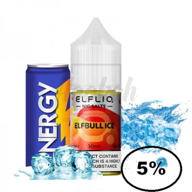 Рідина Elf Liq Elfbull ice (енергетик лід) 30мл 5%