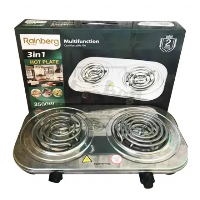 Плитка для розпалювання вугілля Rainberg 008 3500W