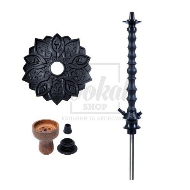 Шахта для кальяну Karma 1.1 BLACK + Блюдце