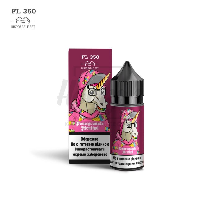 Жидкость Набор Flavorlab FL350 Pomegranate Menthol (Гранат Ментол) 30мл 5%