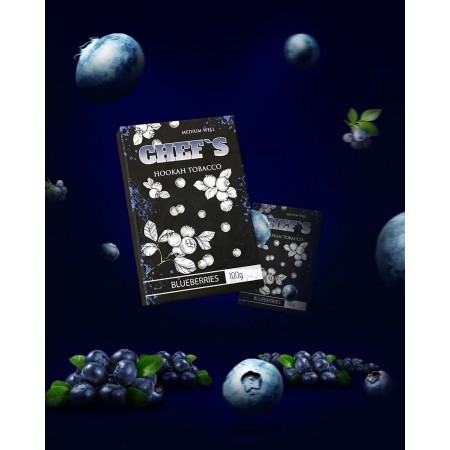 Табак Chefs Blueberries (Черника) 100 гр