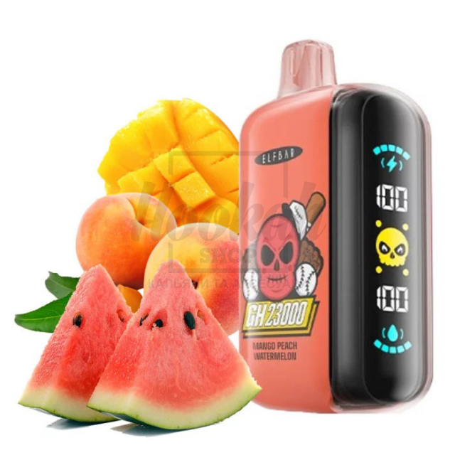 Электронная сигарета Elf Bar GH23000 Mango Peach Watermelon (манго персик арбуз)