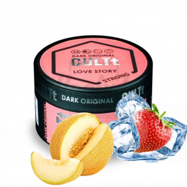 Табак CULT Strong DS35 Love Story (Маракуйя Дыня Клубника) 100 гр