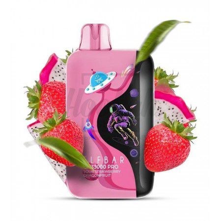 Электронная сигарета Elf Bar GH33000 PRO Sour Strawberry Dragonfruit (Кислая Клубника Питайя)