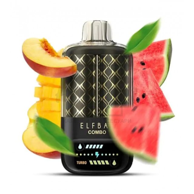 Электронная сигарета Elf Bar Combo 20000 Peach Mango & Watermelon (Персик Манго Арбуз)