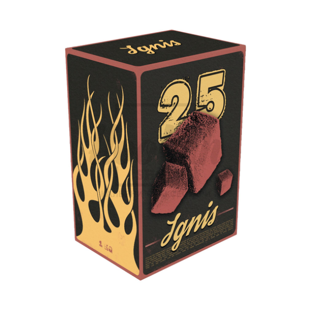 Уголь Ignis C 25 в коробке 1 кг
