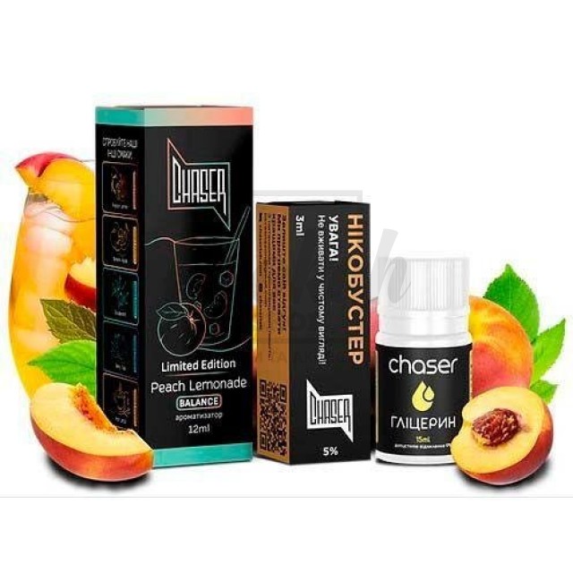 Жидкость Набор Chaser Black Peach Lemonade (Персик Лимонад) 30мл 5%