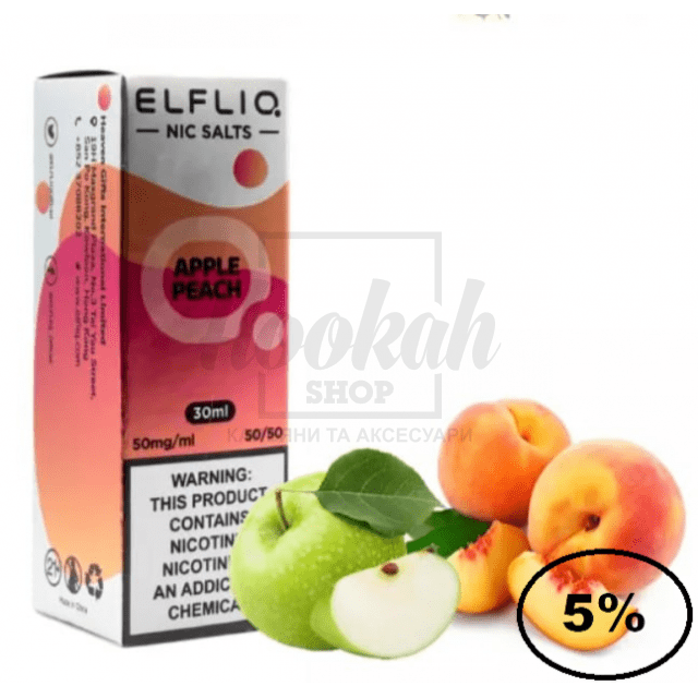 Жидкость Elf Liq Apple Peach (яблоко персик) 30мл 5%