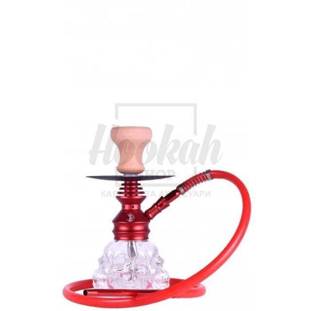 Кальян Yahya Skull красный