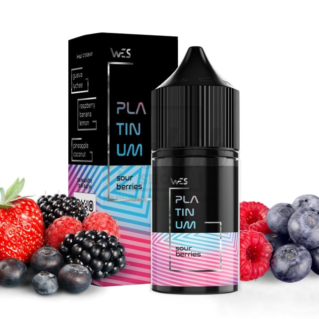 Рідина Набір WES Platinum Sour Berries (Кислі ягоди) 30мл 5%