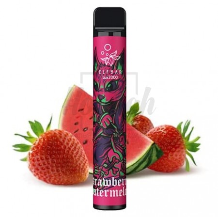 Электронная сигарета Elf Bar 2000 Strawberry Watermelon (Клубника Арбуз)