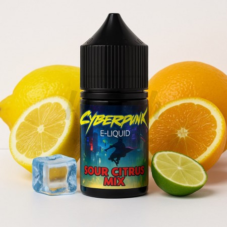 Жидкость Cyberpunk Sour Citrus Mix (Кислый Цитрусовый Микс) 30мл 5%