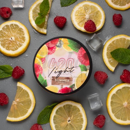 Табак 4:20 Light Line Лед Малина Лимон 100 гр