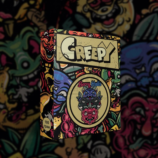 Табак Creepy Berry Halls (Ягодный Холлс) 100 гр