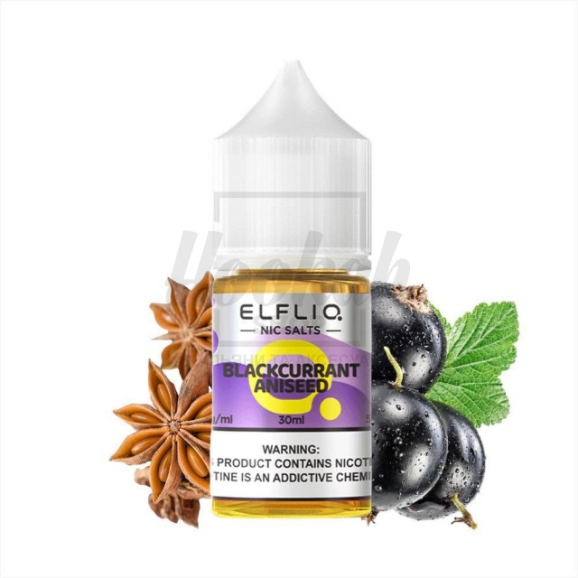 Жидкость Elf Liq Blackcurrant Aniseed (Черная Смородина Анис) 30мл 5%