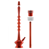 Кальян Kaya Elox 30CМ Clear Alum Plug Red 2S