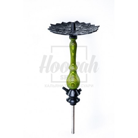 Шахта для кальяна Karma 3.1 GREEN зеленая + Блюдце