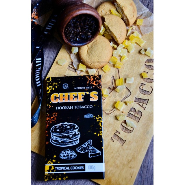 Табак Chefs Tropical Cookies (Ананас Манго Печенье) 100 гр