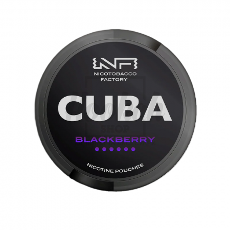 Снюс Cuba Black Blackberry 43 mg/pouch 66 mg/g (Ежевика)