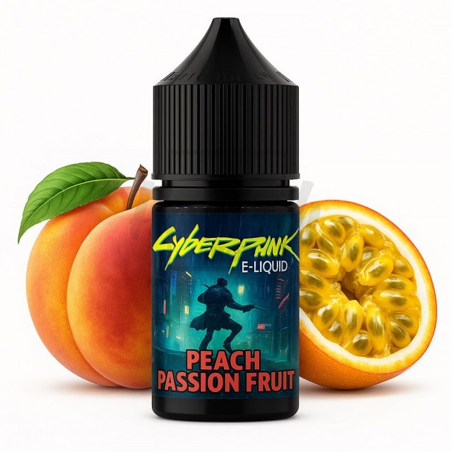 Жидкость Cyberpunk Peach Passion Fruit (Персик Маракуйя) 30мл 5%
