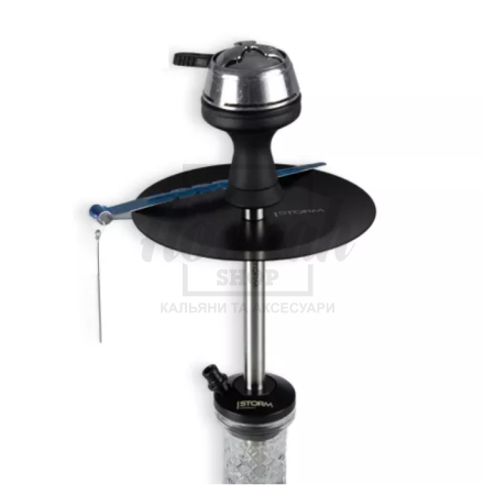 Кальян Storm Mini Cristal Glass Light Black
