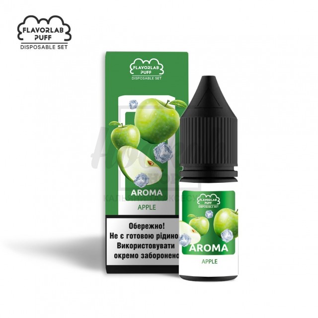 Жидкость Набор Flavorlab Puff Apple (Яблоко) 10мл 5%