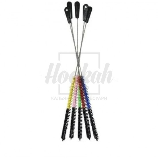 Щітка для шахти довга кольорова з ручкою 80 см