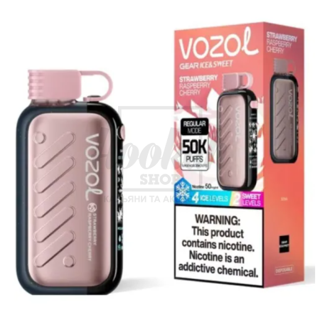 Електронна сигарета Vozol Gear 50000 Strawberry Watermelon (Полуниця Кавун)