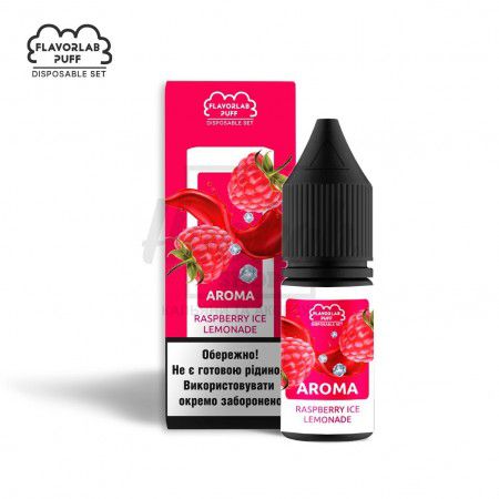 Жидкость Набор Flavorlab Puff Raspberry Ice Lemonad (Малиновий Лимонад Лед) 10мл 5%